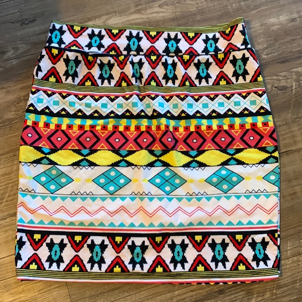Aztec design skirt